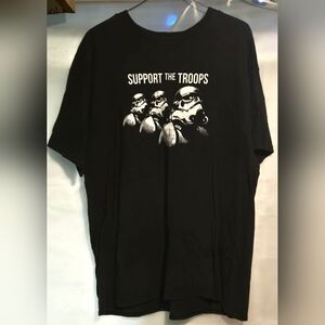 Star Wars "Support The Troops" Men XL Tshirt